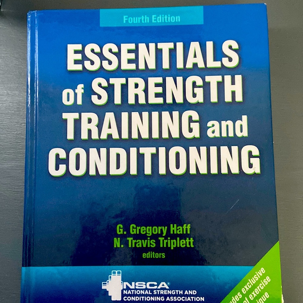 NSCA CSCS textbook